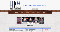 Desktop Screenshot of hpmusik.se